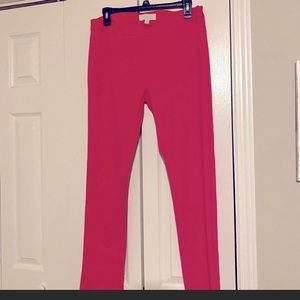 Pink high rise pants